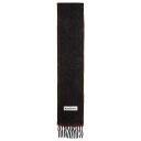 【送料無料】 アクネ ストゥディオズ メンズ マフラー・ストール・スカーフ アクセサリー Acne Studios Vally Solid Scarf Blac...
