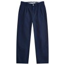 【送料無料】 コリドー メンズ カジュアルパンツ ボトムス Corridor Twill Pleated Trousers Navy