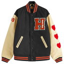 【送料無料】 ヒューマンメイド メンズ ジャケット・ブルゾン アウター Human Made Varsity Jacket Black
