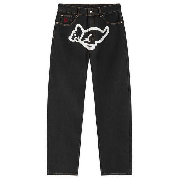 【送料無料】 アイスクリーム メンズ カジュアルパンツ ボトムス ICECREAM Running Puppy Denim Pant Black