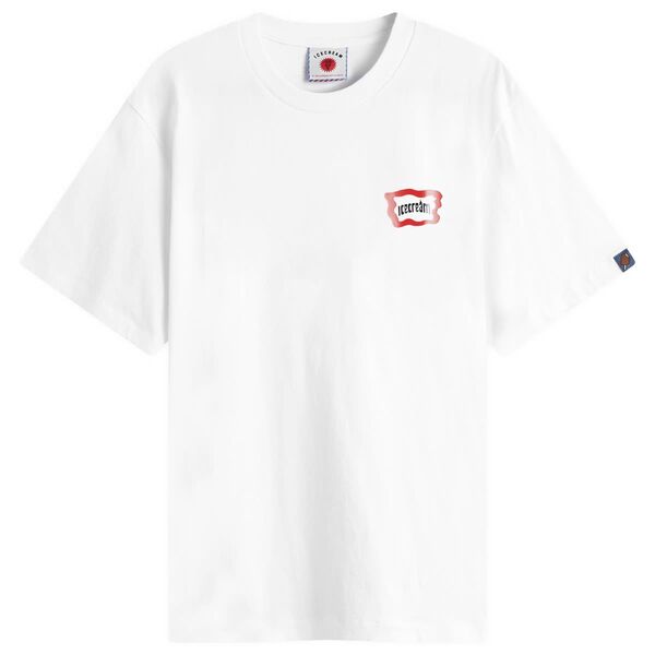 アイスクリーム メンズ トップス Tシャツ ICECREAM Roundabout-Shirt White ホワイト(4)
