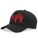 【送料無料】 アミリ メンズ 帽子 アクセサリー AMIRI Cap Staggered Canvas Hat Black Red