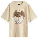【送料無料】 アミリ メンズ Tシャツ トップス AMIRI Vintage Wash Pegasus T-Shirt Alabaster