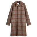 【送料無料】 NN07 メンズ コート アウター NN07 Rocko Wool Car Coat Multi Check