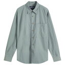 【送料無料】 フリズムワークス メンズ シャツ トップス Frizmworks Nylon Overshirt Jade Green