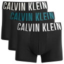 【送料無料】 カルバンクライン メンズ ボクサーパンツ アンダーウェア Calvin Klein Trunk - 3 Pack Black(4)