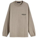 【送料無料】 フィアオブゴッド メンズ Tシャツ トップス Fear of God ESSENTIALS Core Logo Jersey Long Sleev...