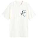 【送料無料】 ジバンシー メンズ Tシャツ トップス Givenchy G Varsity Logo T-Shirt Powder