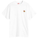 【送料無料】 ケンゾー メンズ Tシャツ トップス Kenzo Pop Crest Embroidered Classic T-Shirt Off White