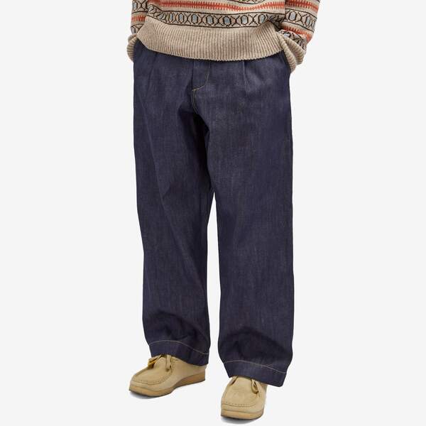 【送料無料】 ユニバーサルワークス メンズ カジュアルパンツ ボトムス Universal Works Denim Duke Pants Indigo