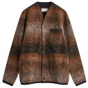 【送料無料】 ユニバーサルワークス メンズ カーディガン アウター Universal Works Ombre Wool Fleece Cardigan Bro...