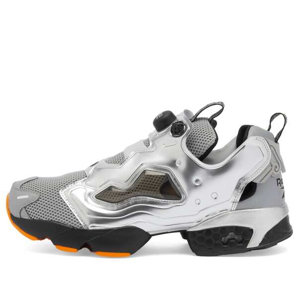 【送料無料】 リーボック メンズ スニーカー シューズ Reebok x ARIES Instapump Fury 94 Sneakers Silver Black & Orange