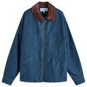 【送料無料】 ロエベ メンズ ジャケット・ブルゾン アウター Loewe Workwear Bomber Jacket Indigo Blue