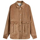 【送料無料】 ロエベ メンズ シャツ トップス Loewe Corduroy Overshirt Light Caramel