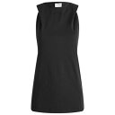 【送料無料】 クレージュ レディース タンクトップ トップス Courreges Hooded Tank Top Black