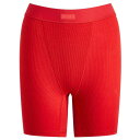【送料無料】 スキムズ レディース パンツ アンダーウェア SKIMS Cotton Rib Boxer Cranberry