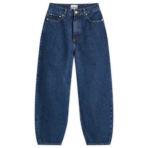 【送料無料】 ガニー レディース デニムパンツ ボトムス GANNI Stary Rigid Denim Jeans Dark Blue Stone 【送料無料】 ガニー レディース デニムパンツ ボトムス GANNI Stary Rigid Denim Jeans Dark Blue Stone