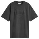 【送料無料】 ガニー レディース Tシャツ トップス GANNI Heart Drop Shoulder T-Shirt Phantom