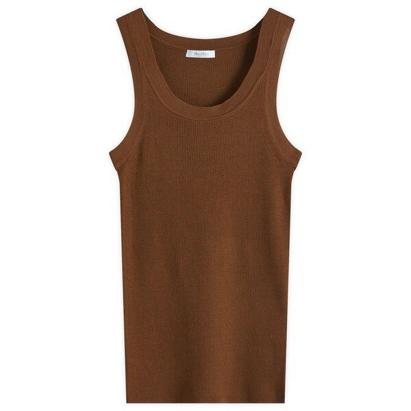 ̵ ޥåޡ ǥ 󥯥ȥå ȥåץ Max Mara Eliadi Wool Tank Top Tobacco