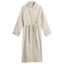 【送料無料】 マックスマーラ レディース コート アウター Max Mara Strench Trench Coat Ivory
