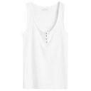【送料無料】 アニービン レディース タンクトップ トップス Anine Bing Alessia Tank Top Ivory