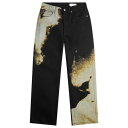 【送料無料】 アレキサンダー・マックイーン メンズ デニムパンツ ボトムス Alexander McQueen Acid Treatment Denim Jea...