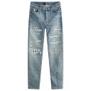 【送料無料】 アミリ メンズ デニムパンツ ボトムス AMIRI MA Quad Repaired Skinny Jeans True Indigo