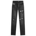 【送料無料】 アミリ メンズ デニムパンツ ボトムス AMIRI Ma Quad Plaid Mx1 Jeans Vintage Black