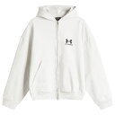【送料無料】 バレンシアガ メンズ パーカー・スウェット アウター Balenciaga Under Armour Zip-Up Hoodie Dirty Wh...
