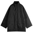 【送料無料】 バレンシアガ メンズ ジャケット・ブルゾン アウター Balenciaga Nylon Oxford Parka Black