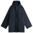 【送料無料】 バレンシアガ メンズ ジャケット・ブルゾン アウター Balenciaga Cotton Ripstop Uniform Parka Ink