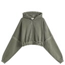 【送料無料】 ジョアブラウン レディース パーカー・スウェット アウター Joah Brown Deconstructed Crop Zip Hoodie Wa...