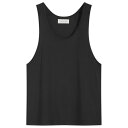 【送料無料】 レス ティエン メンズ タンクトップ トップス Les Tien Lightweight Tank Top Jet Black