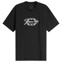 【送料無料】 ジバンシー メンズ Tシャツ トップス Givenchy Signature Logo Regular Fit T-Shirt Black