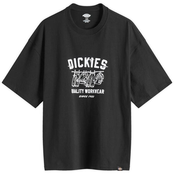 【送料無料】 ディッキーズ メンズ Tシャツ トップス Dickies Laundry Boxy T-Shirt Black