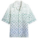【送料無料】 カサブランカ メンズ シャツ トップス Casablanca Towelling Vacation Shirt Monogram Gradient