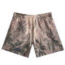 【送料無料】 パーム・エンジェルス メンズ ハーフパンツ・ショーツ 水着 Palm Angels Sunset Palms Swim Shorts Black