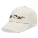 【送料無料】 オフ-ホワイト レディース 帽子 アクセサリー Off-White Shadow Bookish Cap Ivory Choc