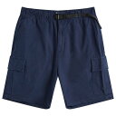 【送料無料】 バブアー メンズ ハーフパンツ・ショーツ ボトムス Barbour Grindle Relaxed Cargo Shorts Navy