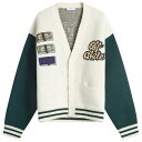 【送料無料】 オフ-ホワイト メンズ カーディガン アウター Off-White Crystal Cash Varsity Knitted Cardigan W...