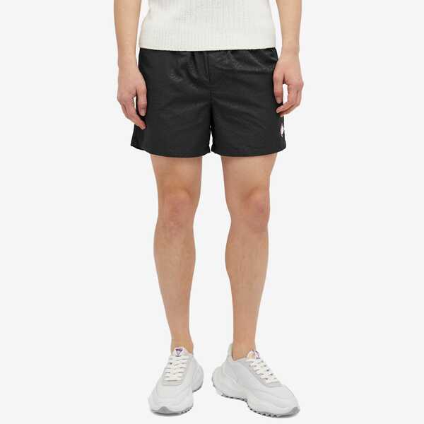 【送料無料】 カサブランカ メンズ ハーフパンツ・ショーツ 水着 Casablanca Monogram Swim Shorts Black