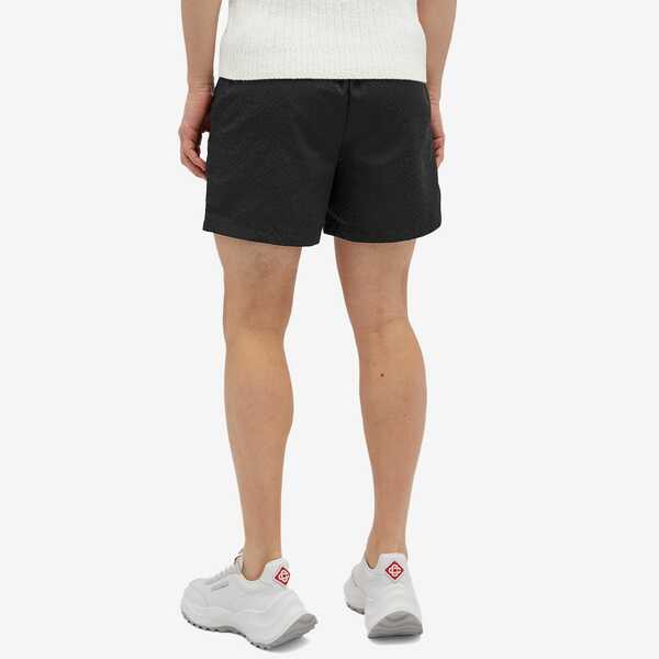【送料無料】 カサブランカ メンズ ハーフパンツ・ショーツ 水着 Casablanca Monogram Swim Shorts Black