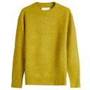 【送料無料】 ジル・サンダー メンズ ニット・セーター アウター Jil Sander Boiled Wool Crew Knit Pollen