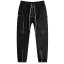 【送料無料】 リックオウエンス メンズ カジュアルパンツ ボトムス Rick Owens Bauhaus Cargo Trousers Black