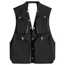 【送料無料】 リックオウエンス メンズ ベスト アウター Rick Owens Heavy Cotton Cargo Vest Black