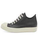 【送料無料】 リックオウエンス レディース スニーカー シューズ Rick Owens Low Top Lace Up Sneaker in Leather B...