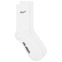 【送料無料】 アクセルアリガト メンズ 靴下 アンダーウェア Axel Arigato Scribble Arigato Tube Socks White