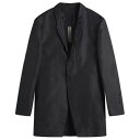 【送料無料】 リックオウエンス メンズ ジャケット・ブルゾン アウター Rick Owens Silk Gazar Lido Jacket Black
