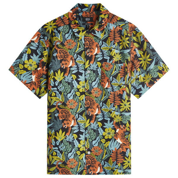 アーペーセー メンズ トップス シャツ プリント A.P.C. Roy Tropical Print Vacation Shirt Multi マルチカラー
