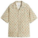 【送料無料】 ビズビム メンズ シャツ トップス Visvim Wallis Mawata Silk Vacation Shirt Ivory